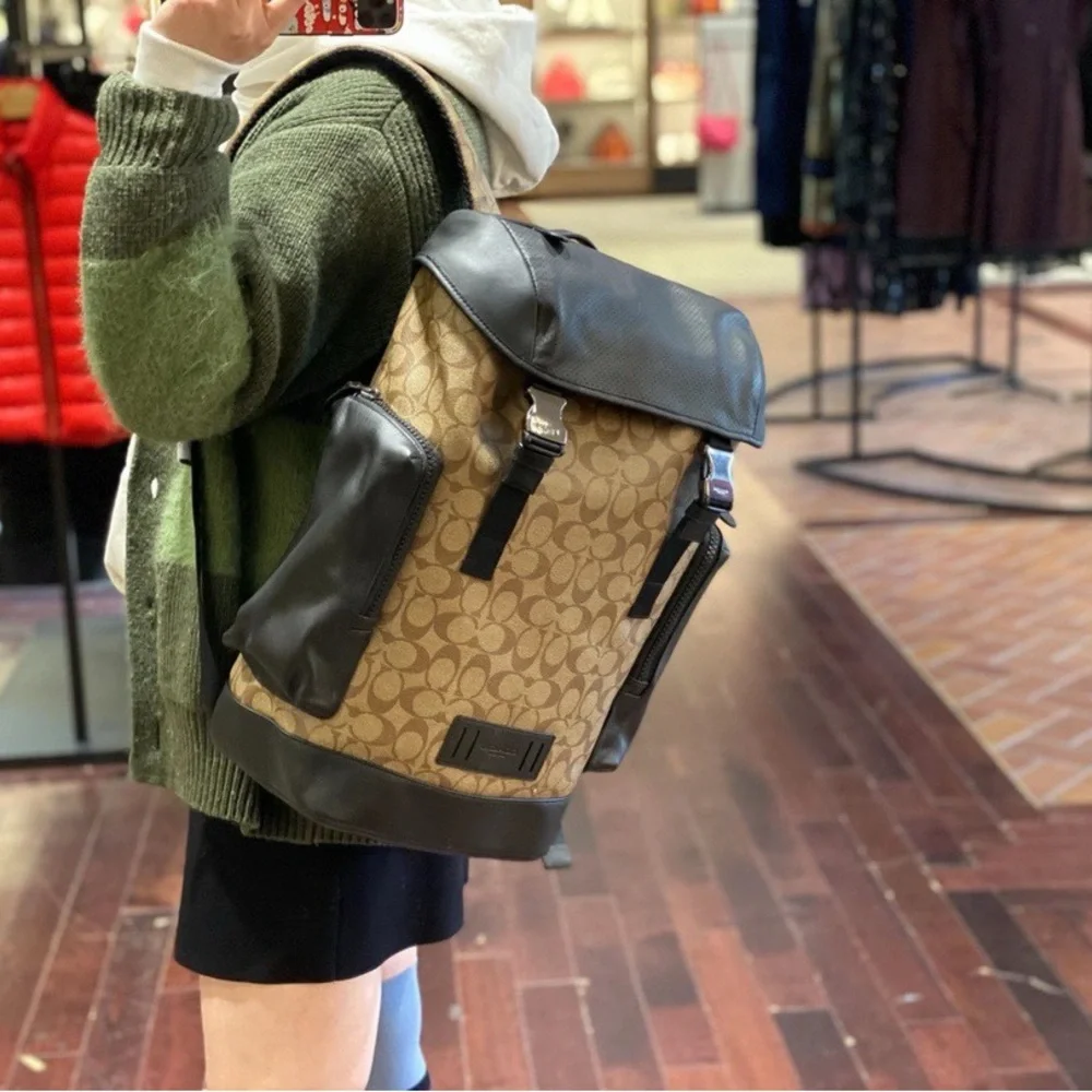 Coach Ranger Backpack In Signature Canvas - Picture 5 of 5